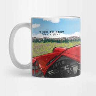 Time to Rest For A While with Carrera 911 Mug